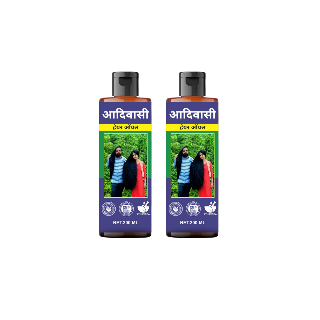 Adivasi Herbal Hair Oil – Pure & Natural Blend combo pack
