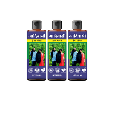 Adivasi Hair Oil – Nature’s Premium Care (3 Bottle Combo Pack)