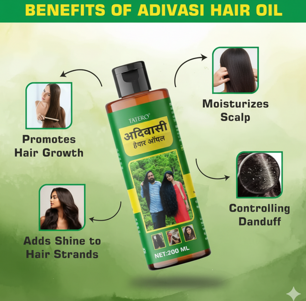 Premium Adivasi Herbal Hair Oil 200ml
